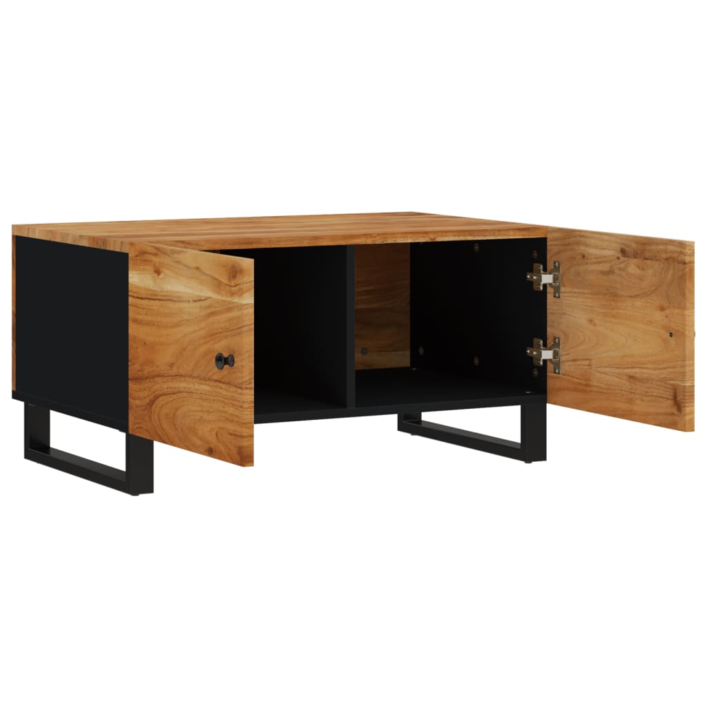 vidaXL Salontafels Salontafel 80x50x40 cm massief acaciahout en bewerkt hout