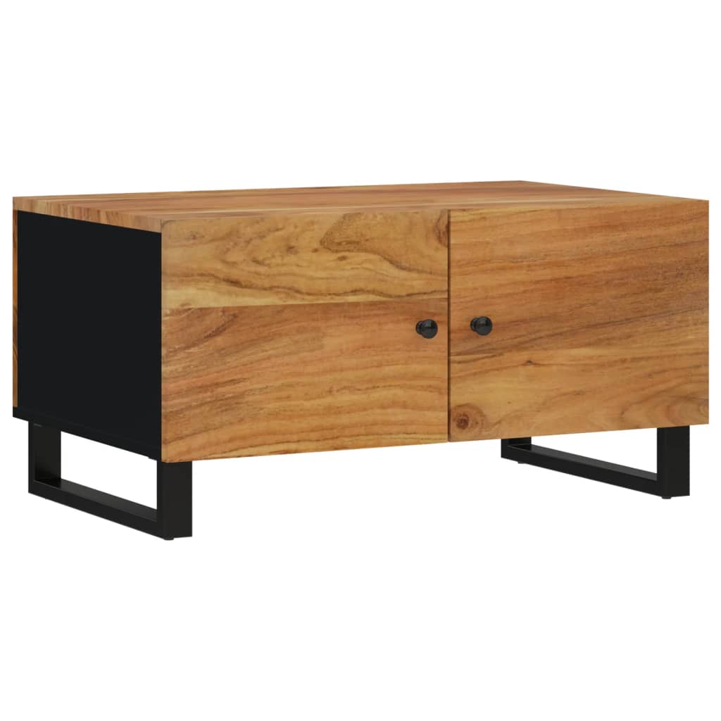 vidaXL Salontafels Salontafel 80x50x40 cm massief acaciahout en bewerkt hout