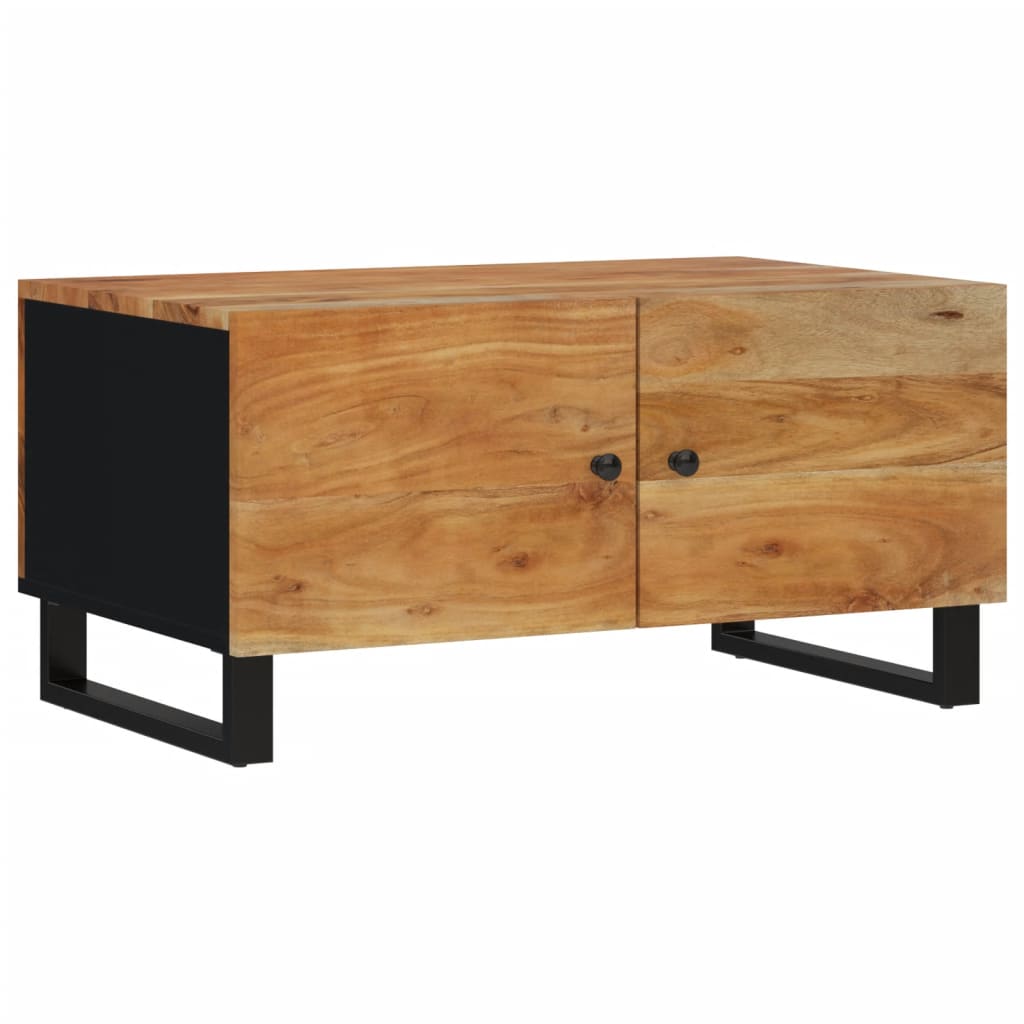 vidaXL Salontafels Salontafel 80x50x40 cm massief acaciahout en bewerkt hout