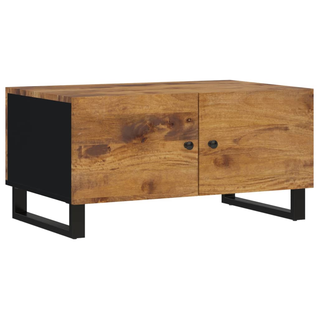 vidaXL Salontafels Salontafel 80x50x40 cm massief mangohout en bewerkt hout