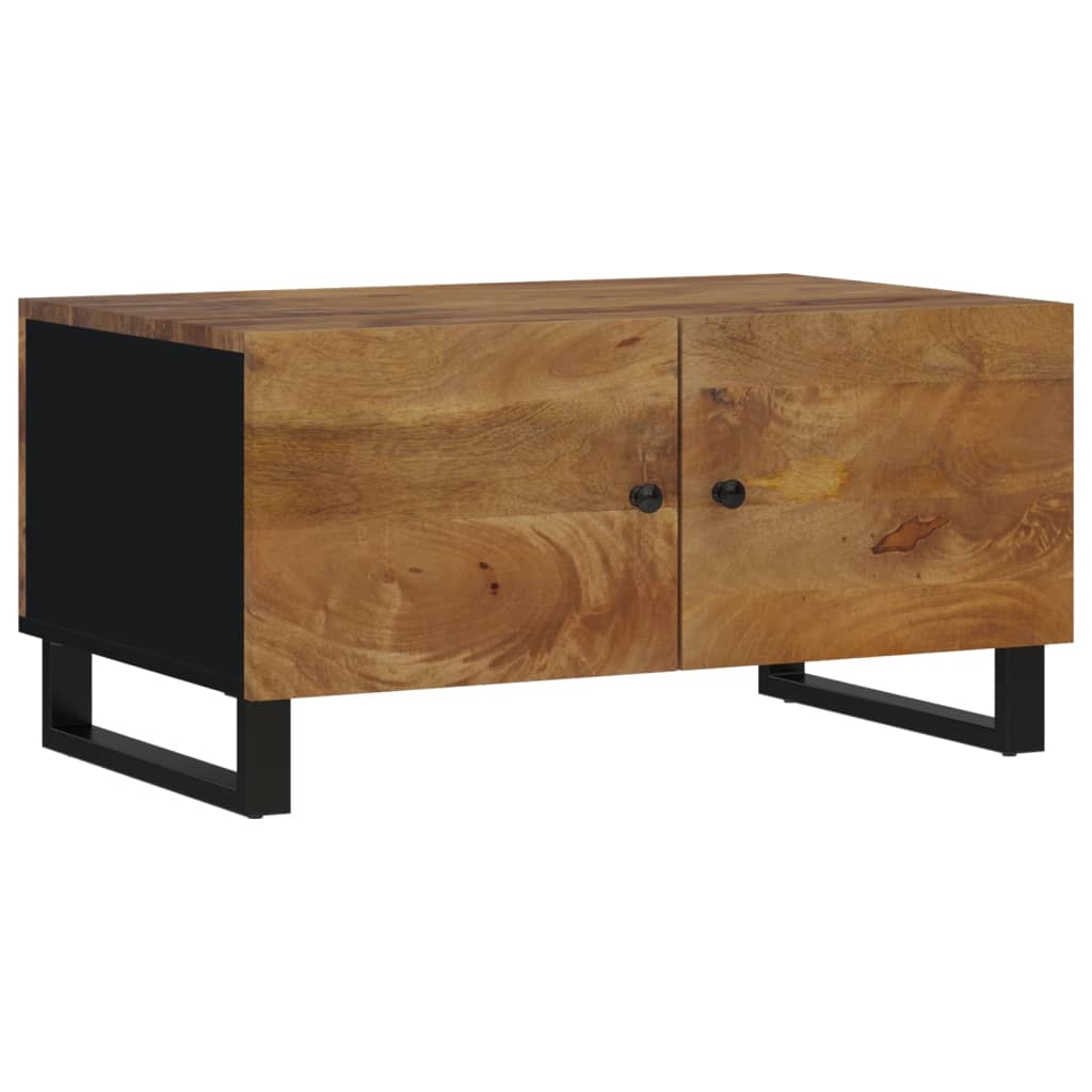 vidaXL Salontafels Salontafel 80x50x40 cm massief mangohout en bewerkt hout