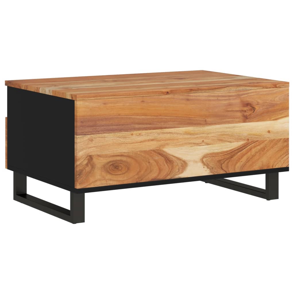 vidaXL Salontafels Salontafel 80x54x40 cm massief acaciahout en bewerkt hout