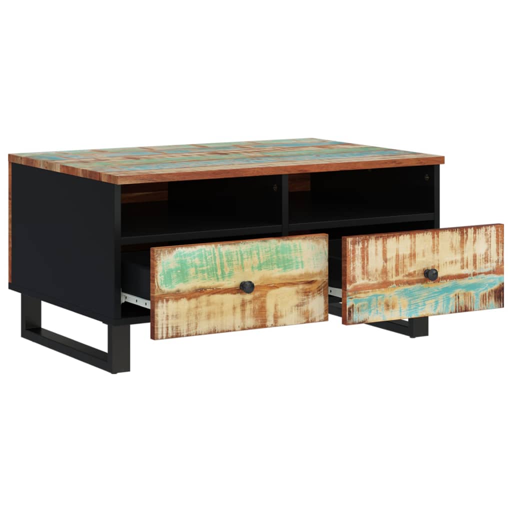 vidaXL Salontafels Salontafel 80x54x40 cm massief gerecycled hout en bewerkt hout