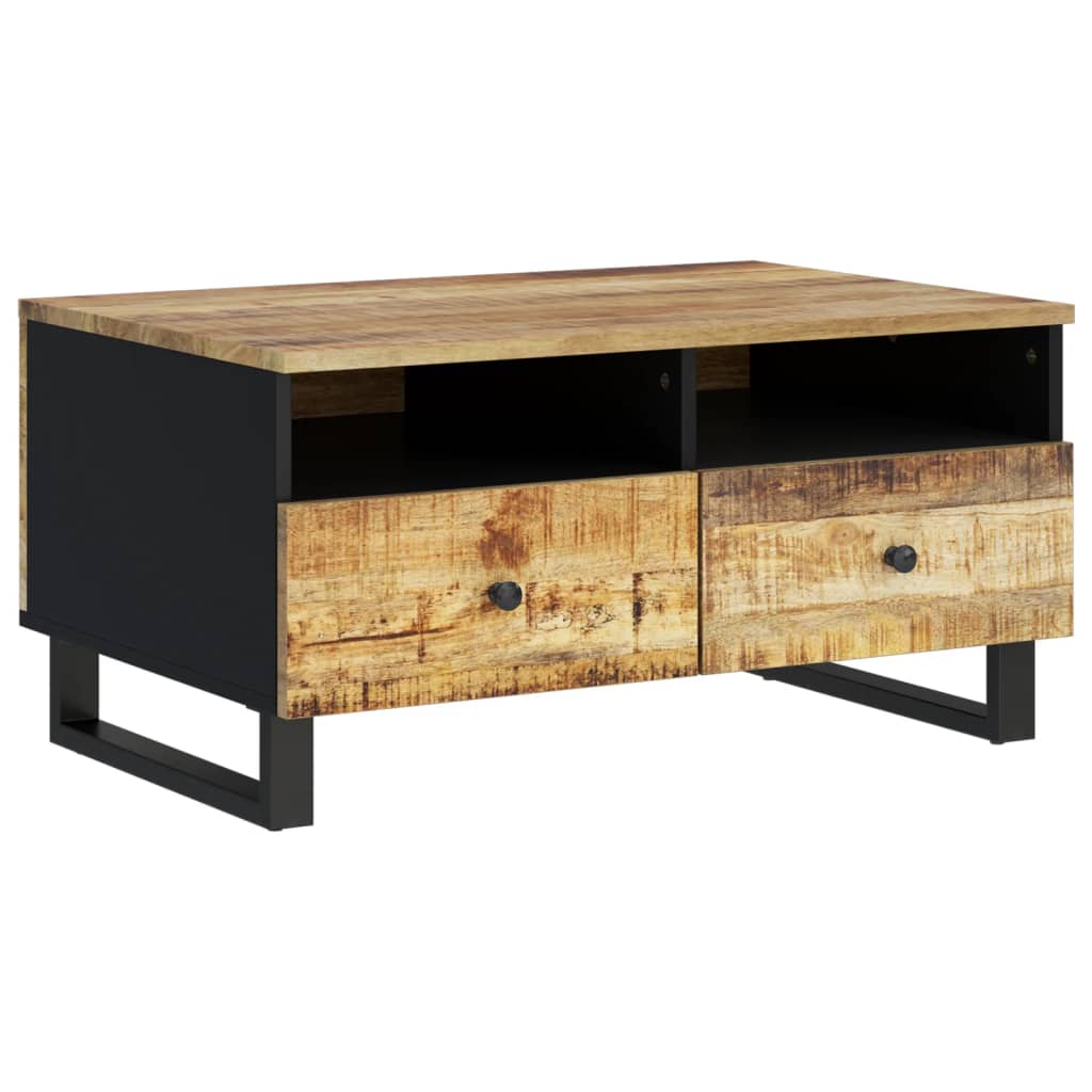 vidaXL Salontafels Salontafel 80x54x40 cm massief mangohout en bewerkt hout