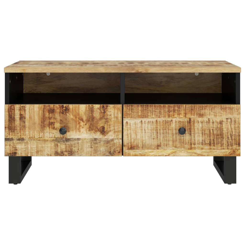 vidaXL Salontafels Salontafel 80x54x40 cm massief mangohout en bewerkt hout