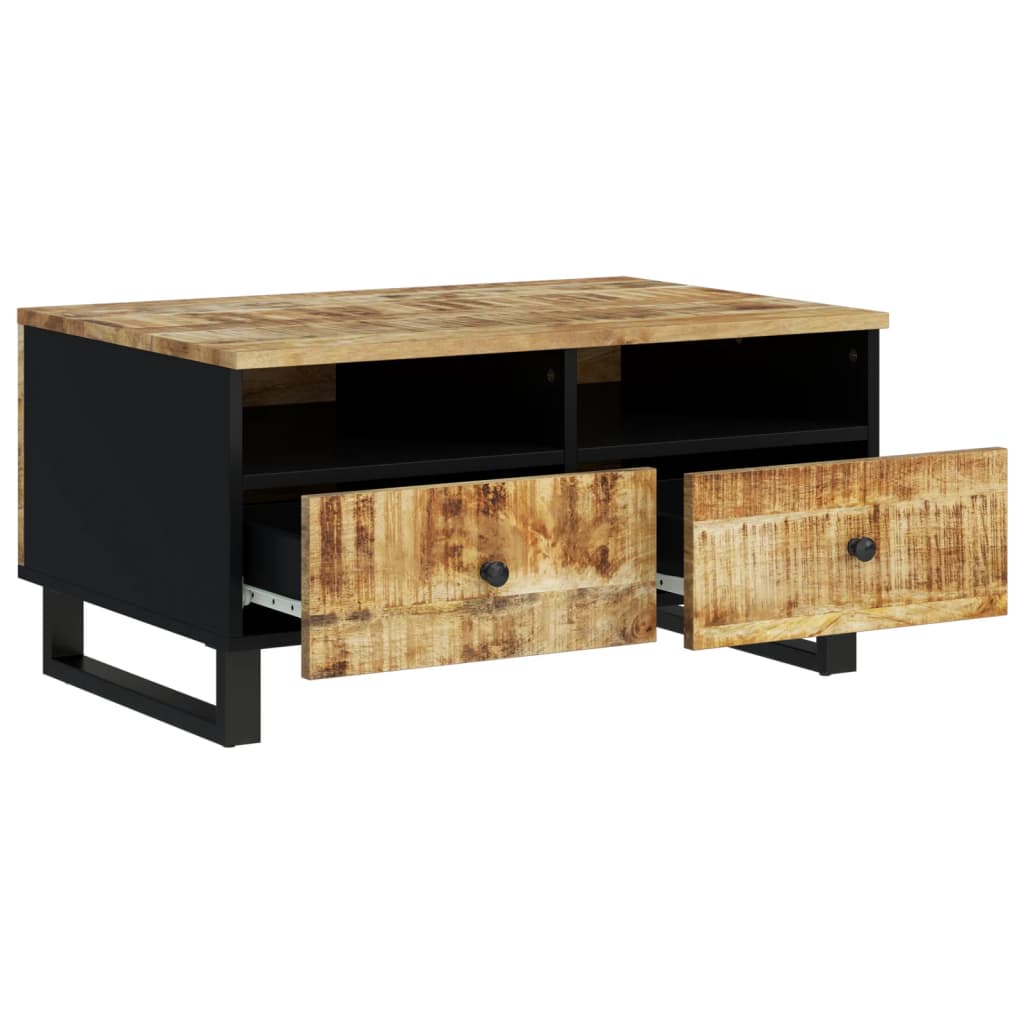 vidaXL Salontafels Salontafel 80x54x40 cm massief mangohout en bewerkt hout