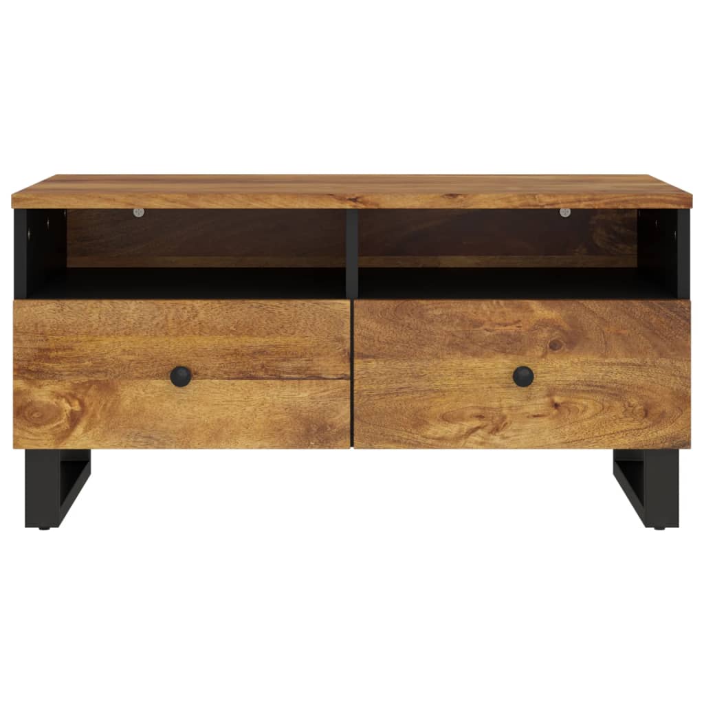 vidaXL Salontafels Salontafel 80x54x40 cm massief mangohout en bewerkt hout