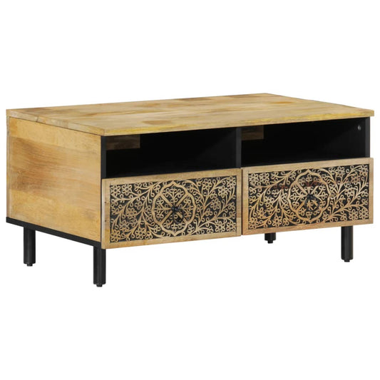 vidaXL Salontafels Salontafel 80x54x40 cm massief mangohout