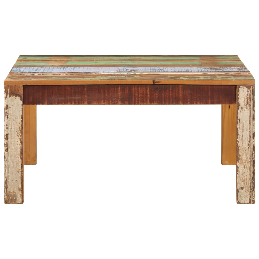 vidaXL Salontafels Salontafel 80x80x40 cm massief gerecycled hout