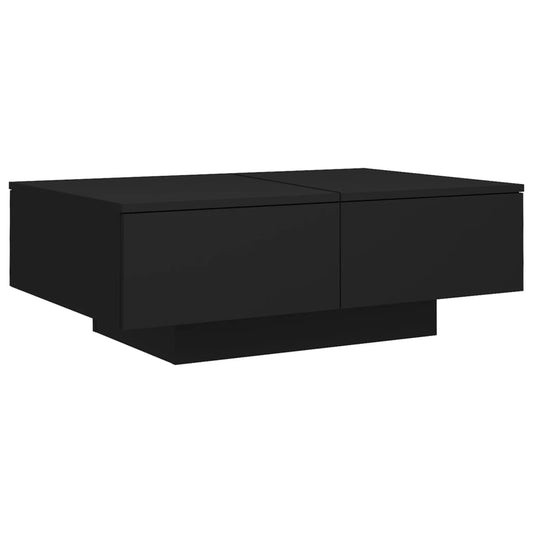 vidaXL Salontafels Salontafel 90x60x31 cm bewerkt hout zwart