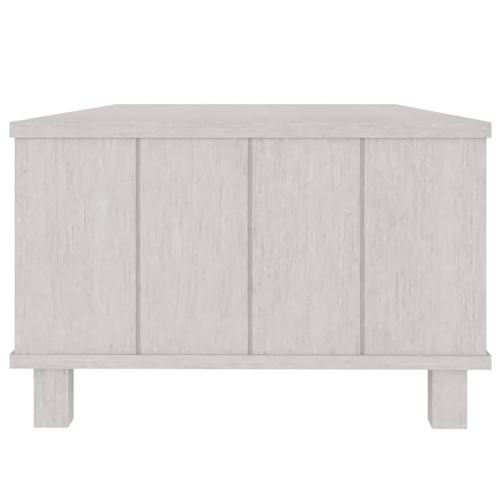 vidaXL Salontafels Salontafel HAMAR 100x55x35 cm massief grenenhout wit