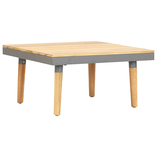 vidaXL Salontafels Tuintafel 60x60x31,5 cm massief acaciahout