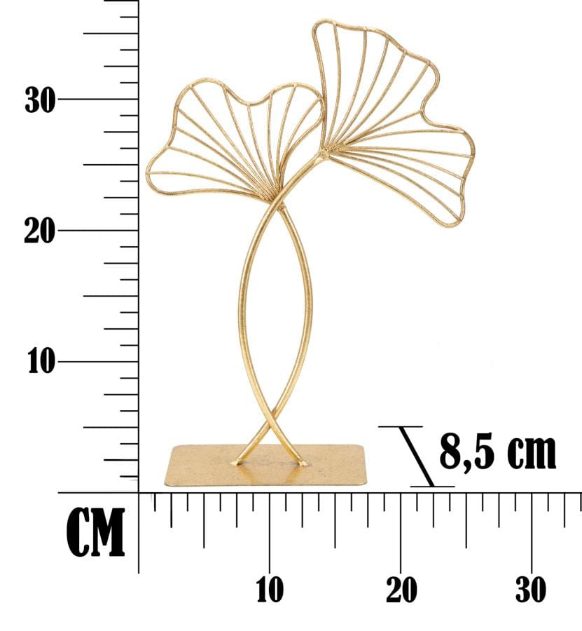 Mauro Ferretti SCULPTUR LEAF GLAM CM 25X8,5X35