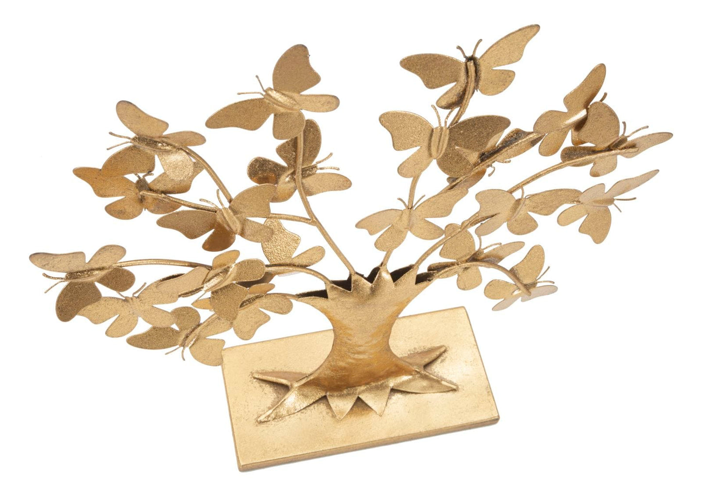 Mauro Ferretti SCULPTUR TREE GLAM WITH BUTTERFLY CM 31X8X30