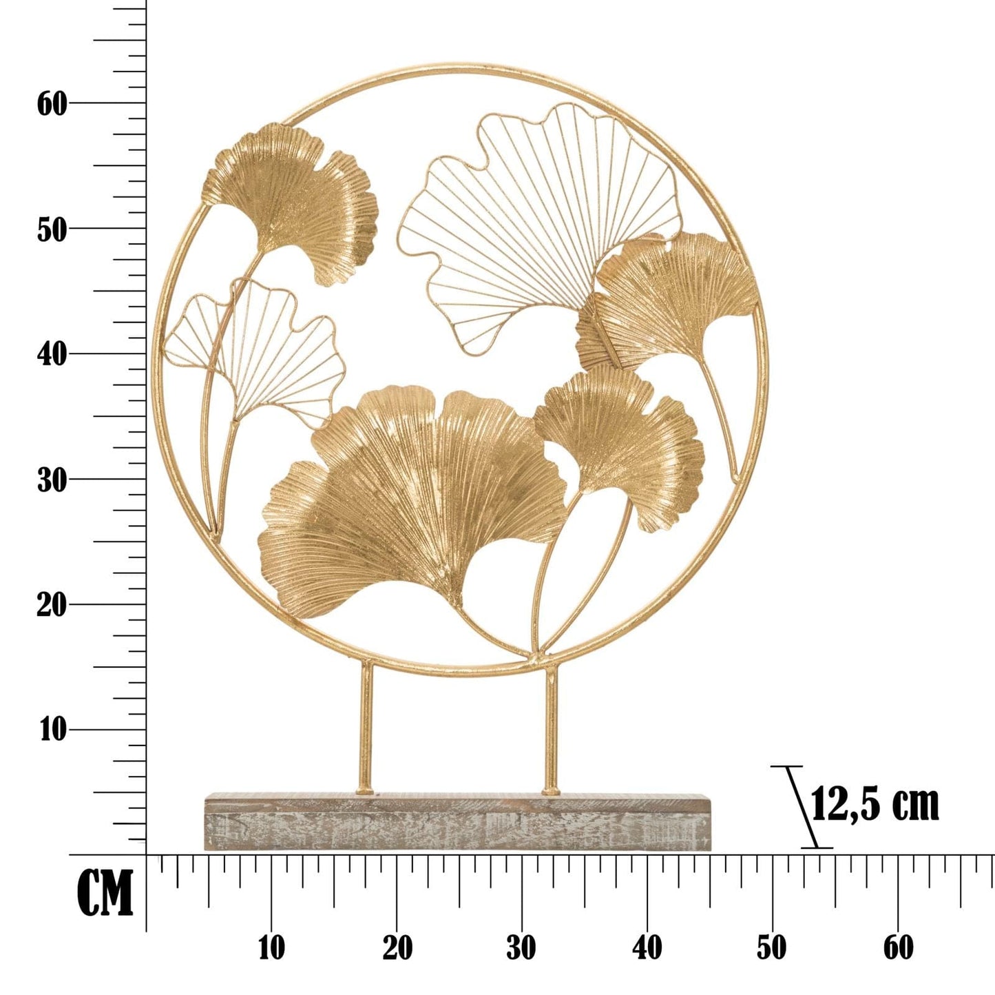 Mauro Ferretti SCULPTURE LITTLE LEAF CM 50X12,5X64