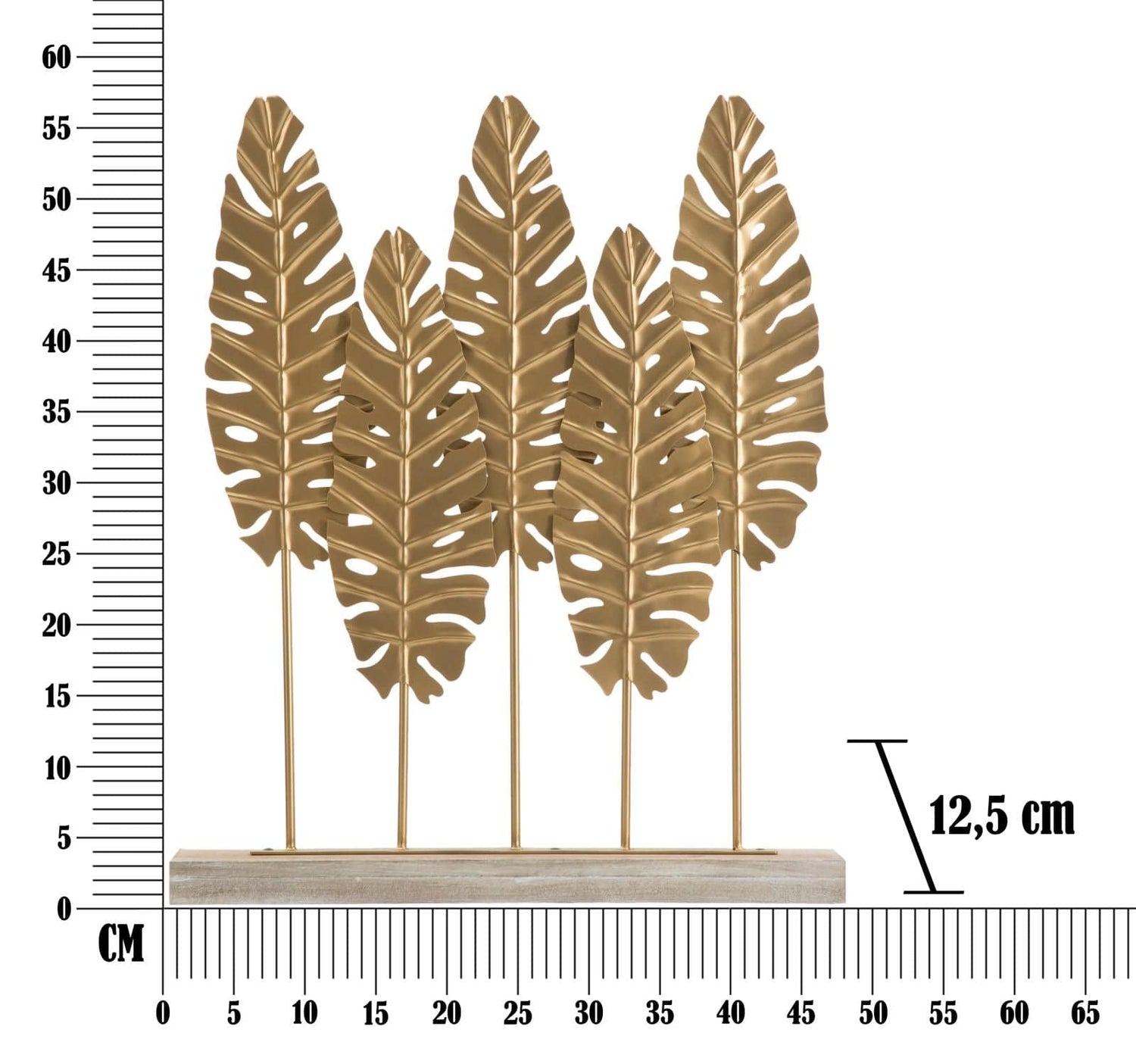 Mauro Ferretti SCULPTURE LONG LEAF CM 47X10X57,5