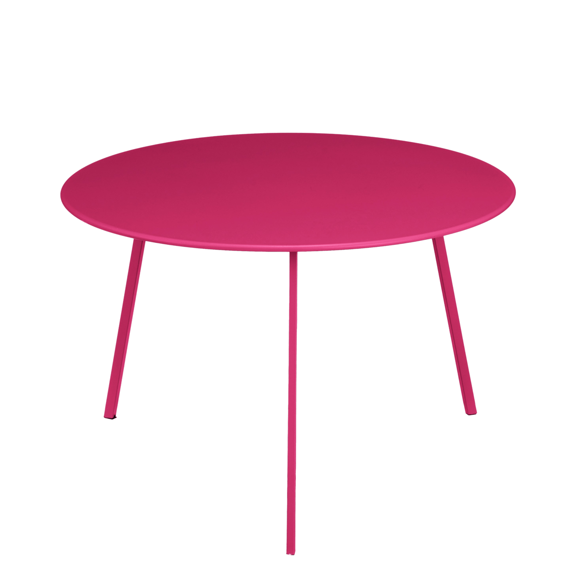 Mica Decorations Seatle Bijzettafel voor Buiten - H38 x Ø58 cm - Metaal - Fuchsia