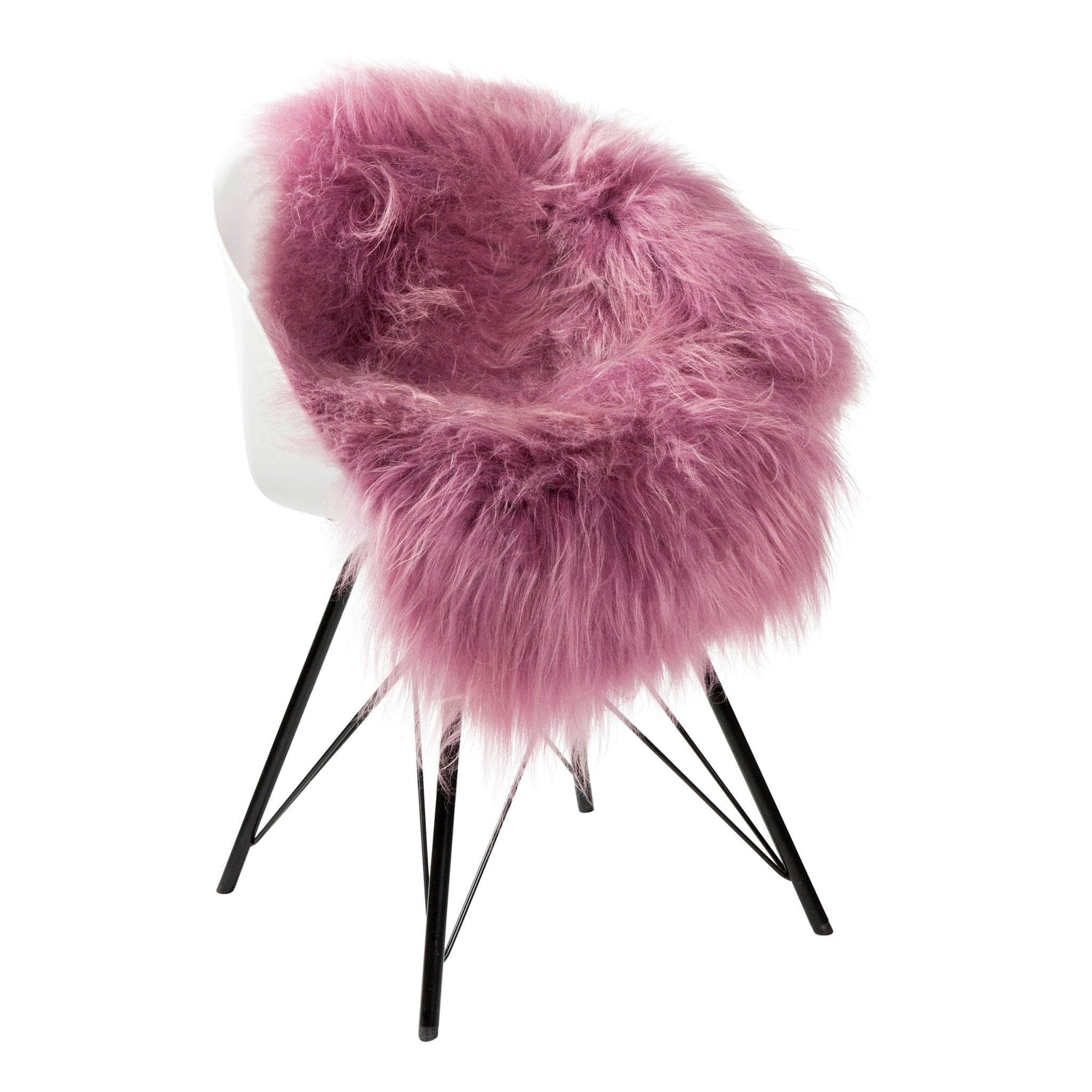 Dyreskinn® SHEEPSKIN ICELANDIC DARK PINK 90-110cm