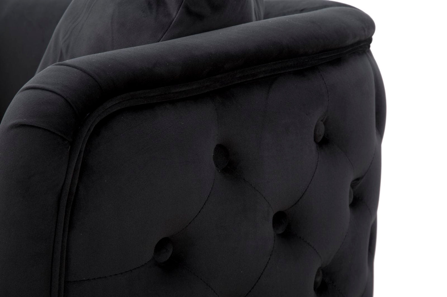 Mauro Ferretti SOFA BUCAREST BLACK CM 127X74X71