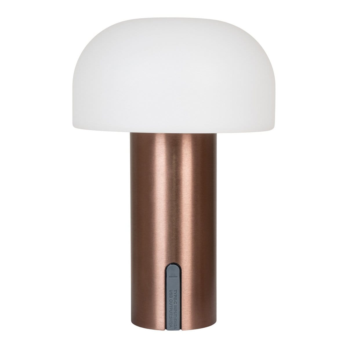 House Nordic ApS Soham LED Lamp - Lamp, oplaadbaar, wit/koper