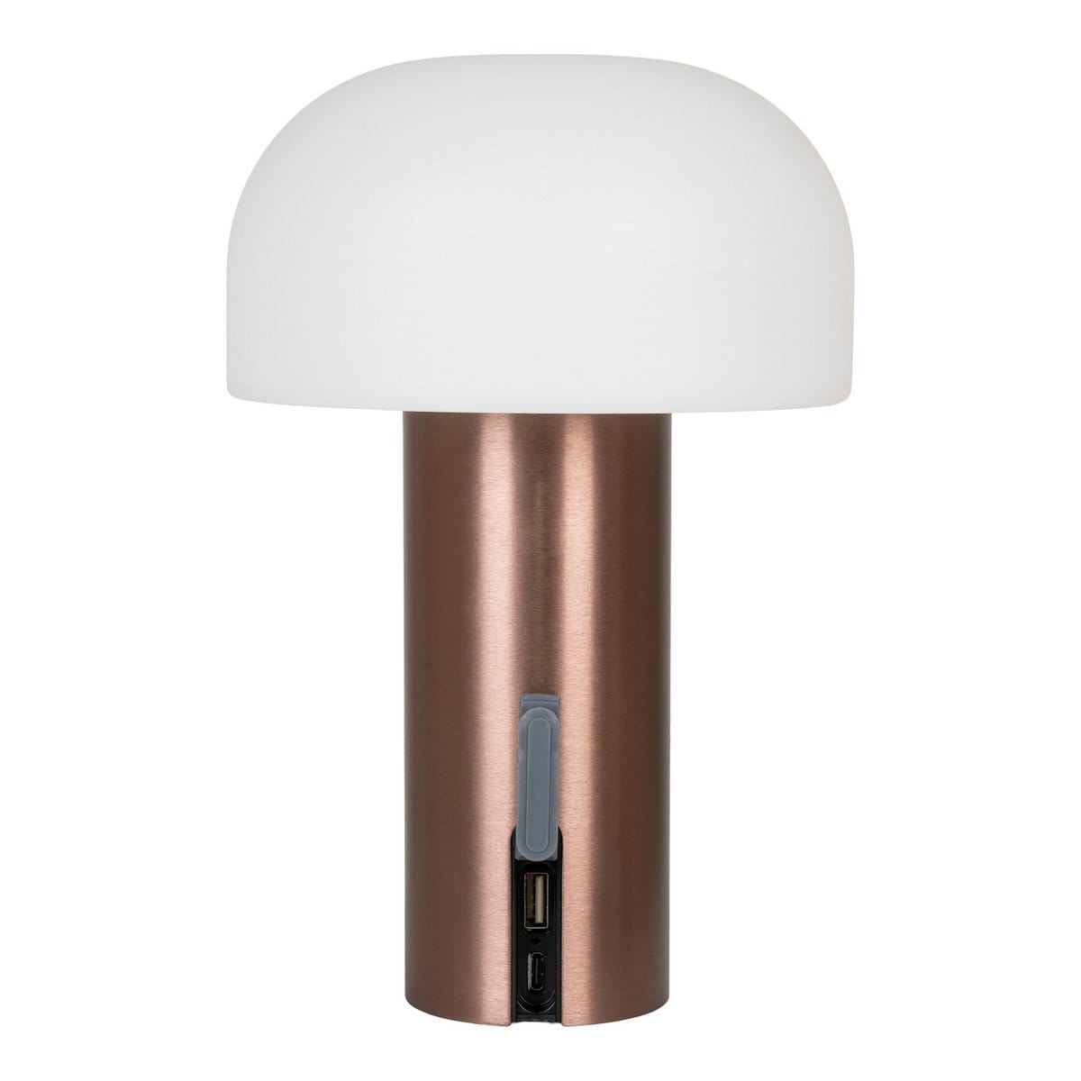 House Nordic ApS Soham LED Lamp - Lamp, oplaadbaar, wit/koper