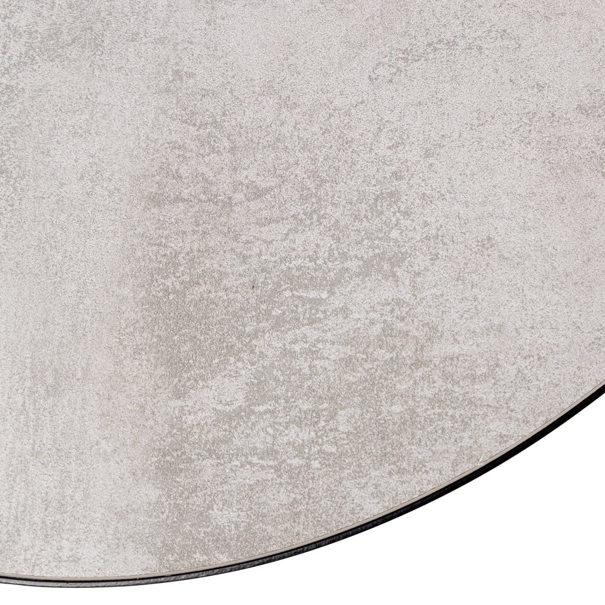 Stalux Stalux Ovale eettafel 'Mees' 180 x 100cm, kleur zwart / beton