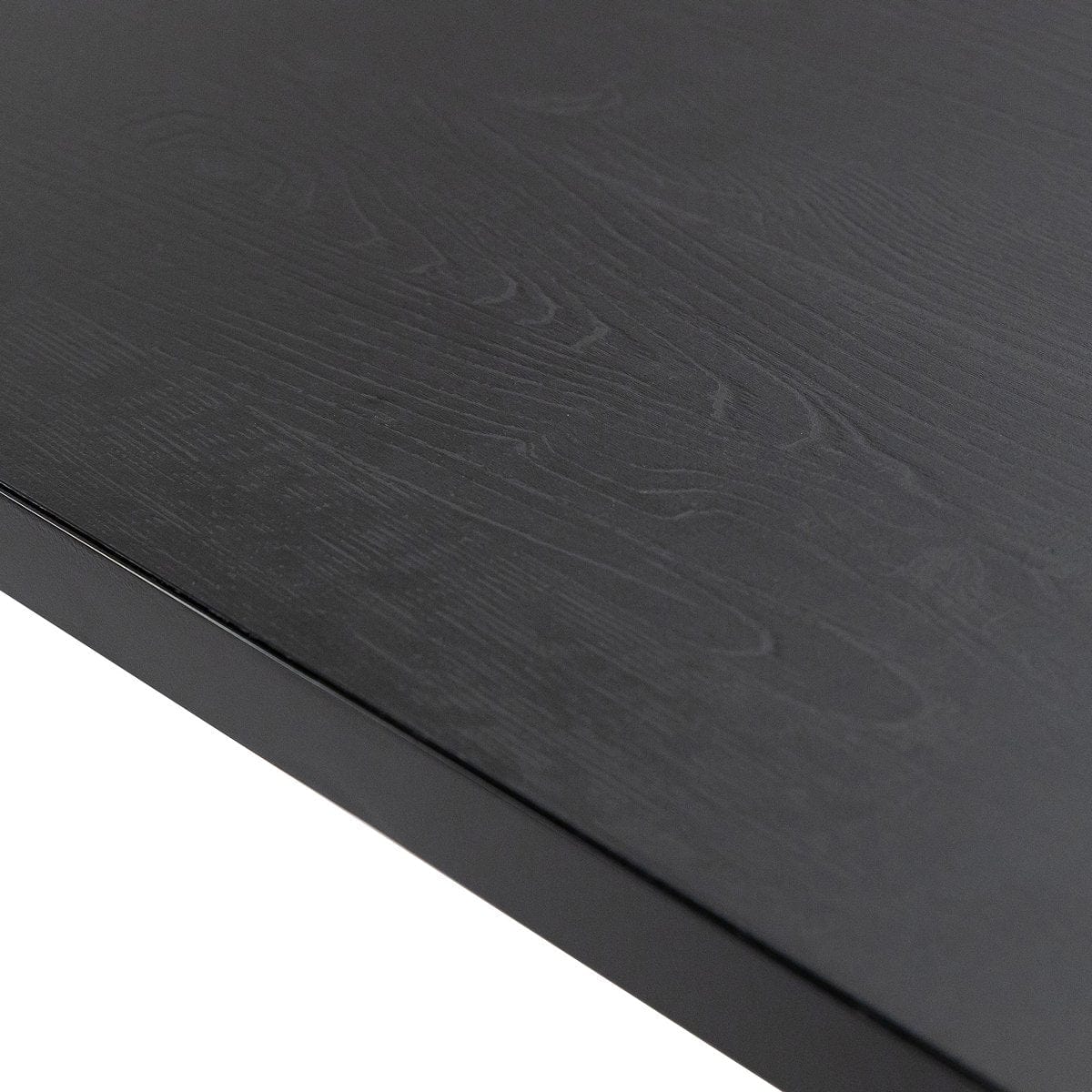 Stalux Stalux Plat ovale eettafel 'Noud' 180 x 100, kleur zwart / zwart eiken