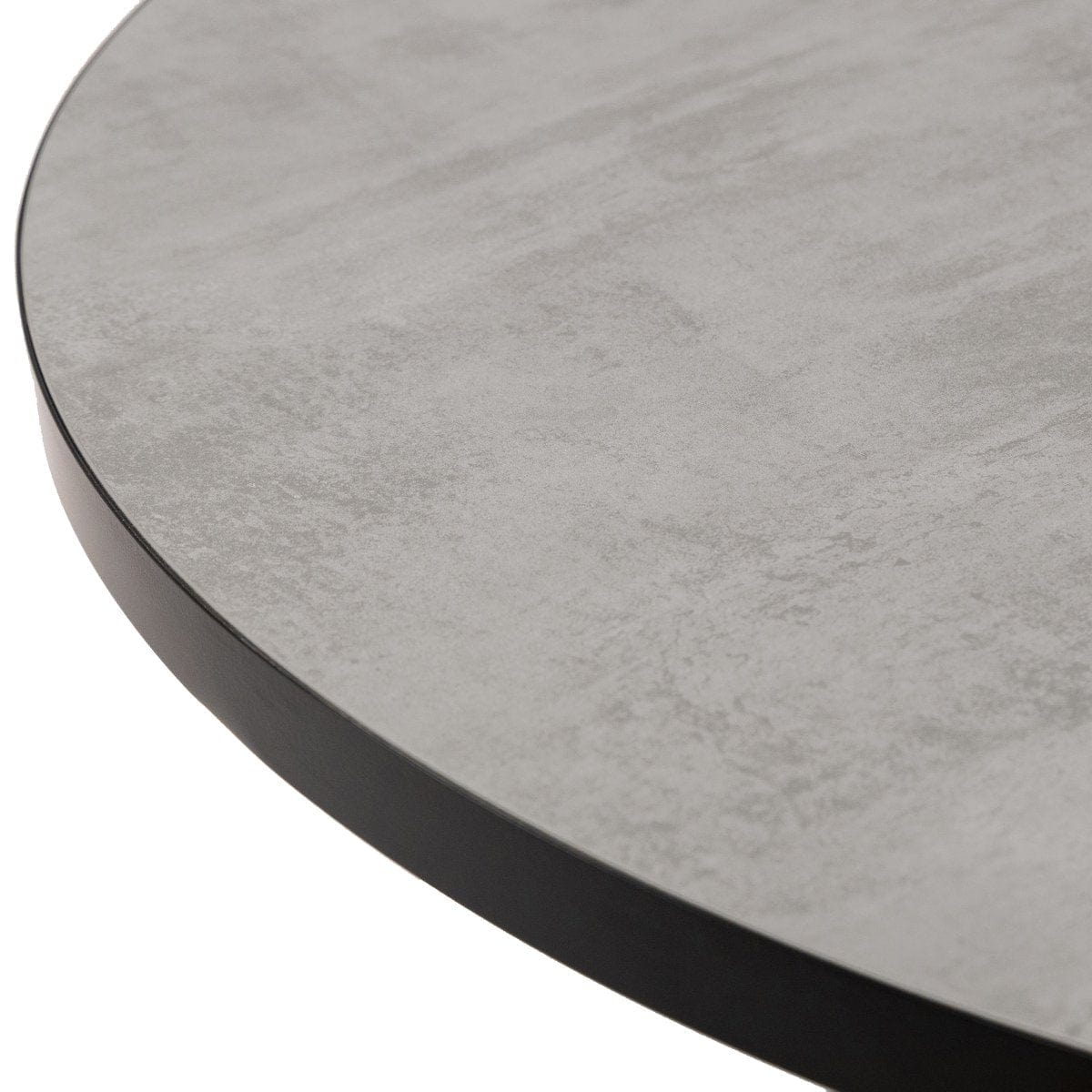 Stalux Stalux Ronde eettafel 'Daan' 120cm, kleur zwart / beton