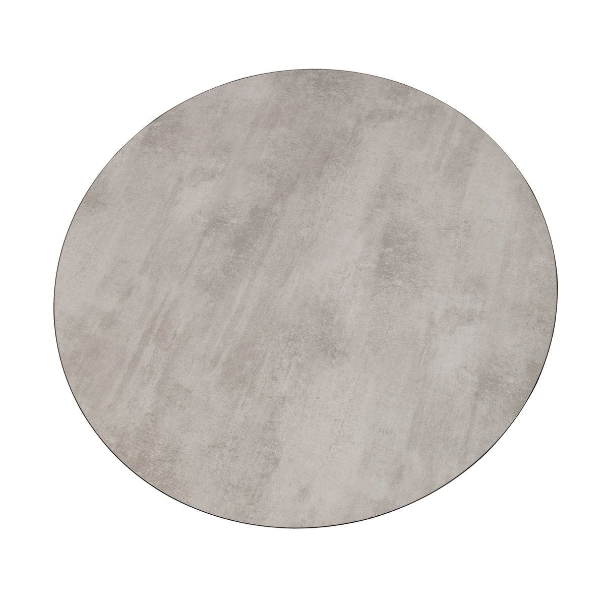 Stalux Stalux Ronde eettafel 'Daan' 120cm, kleur zwart / beton