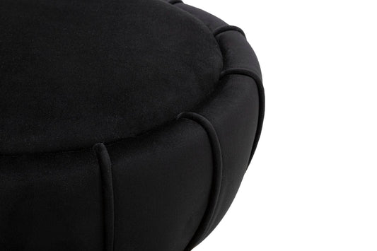 Mauro Ferretti STOOL FLOWER BLACK CM Ø 40X44