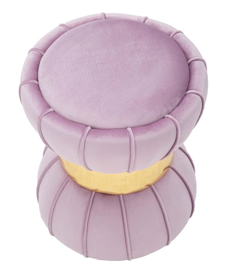 Mauro Ferretti STOOL FLOWER PINK CM Ø 40X44