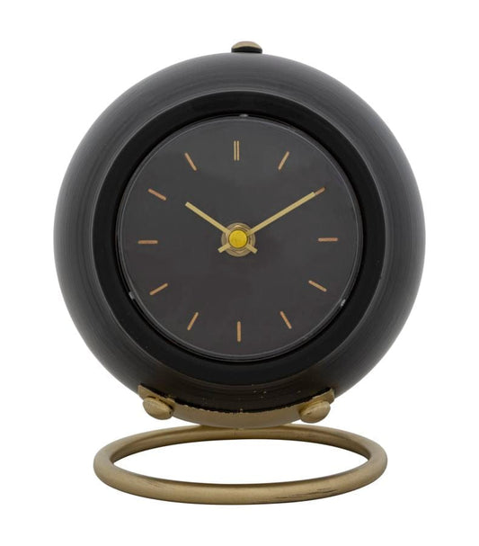 Mauro Ferretti TABLE CLOCK BALL BLACK CM 16X13X19