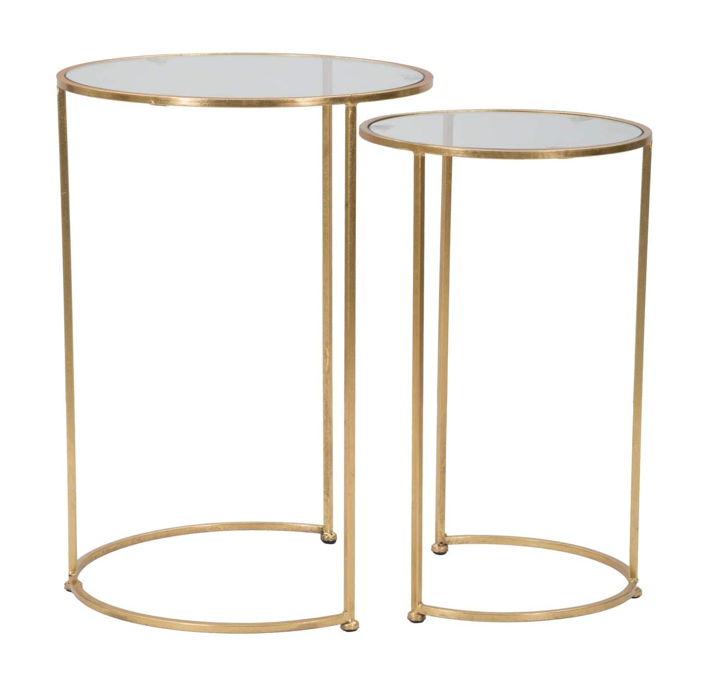 Mauro Ferretti TABLE GLAM SIMPLY COPPIA CM Ø 44,5X63-34,5X56,5