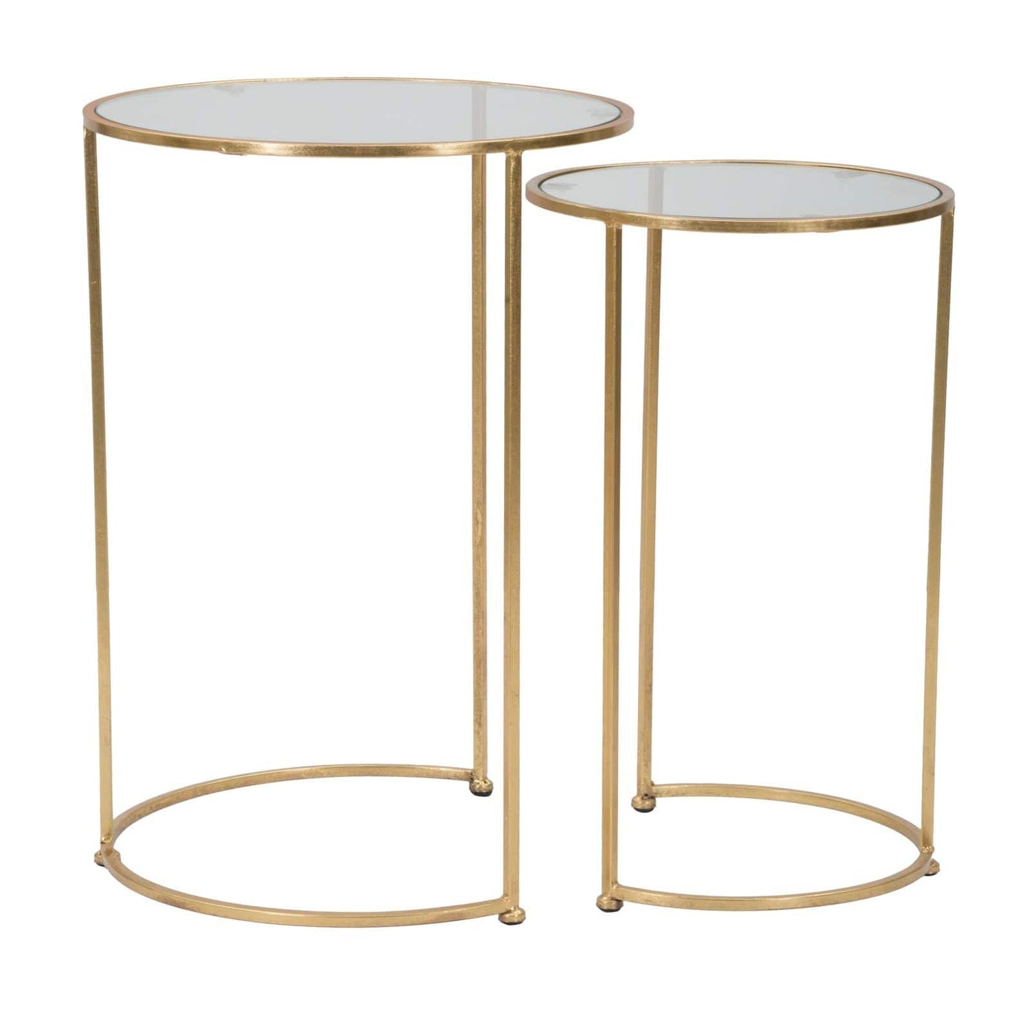 Mauro Ferretti TABLE GLAM SIMPLY COPPIA CM Ø 44,5X63-34,5X56,5