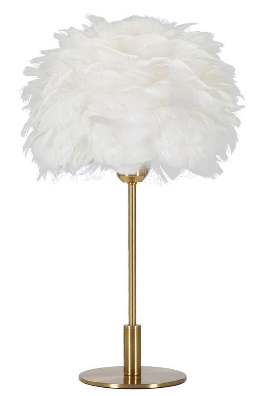 Mauro Ferretti TABLE LAMP BALL FEATHER CM Ø 30X50