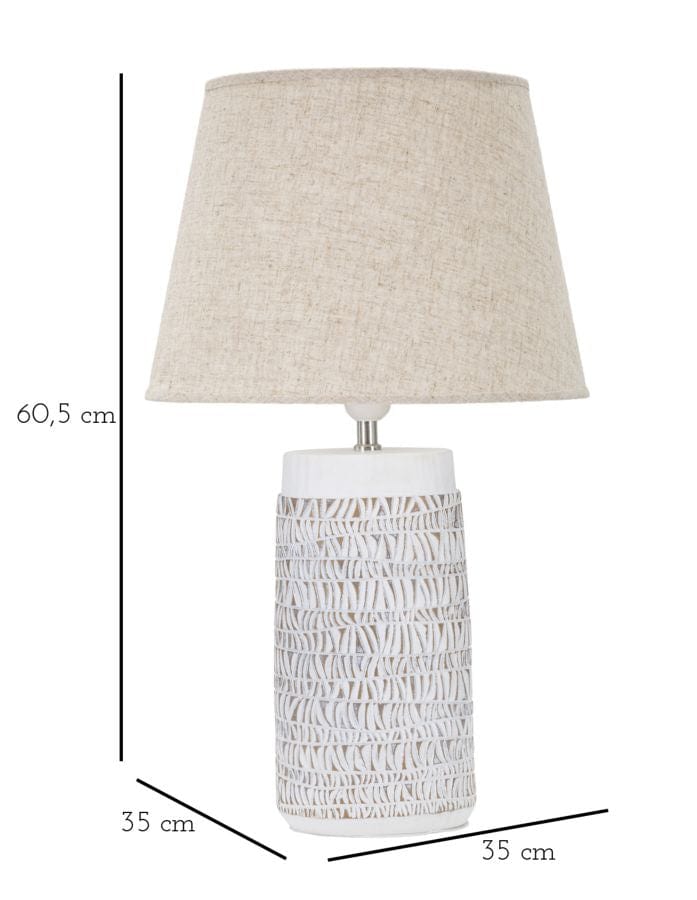 Mauro Ferretti TABLE LAMP POLYRESIN NAIROBI CM Ø 35X60,5