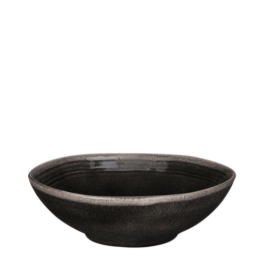 Mica Decorations Tabo Schaal - H7,5 x Ø23,5 cm - Zwart