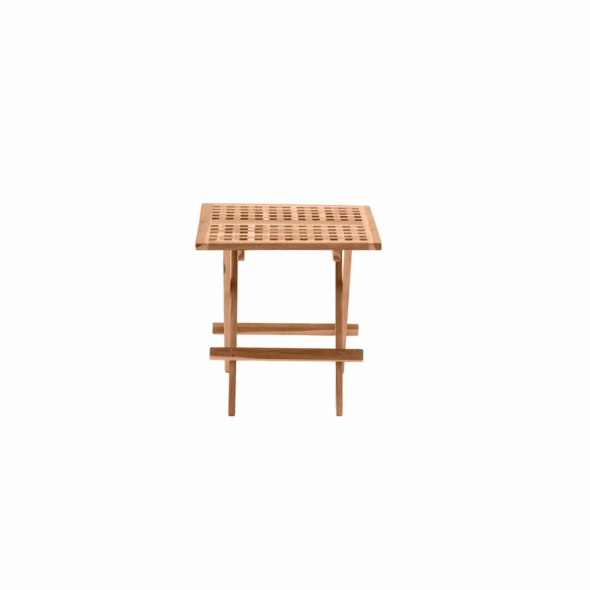 Moebilia Tafel, 50x50 cm, teak