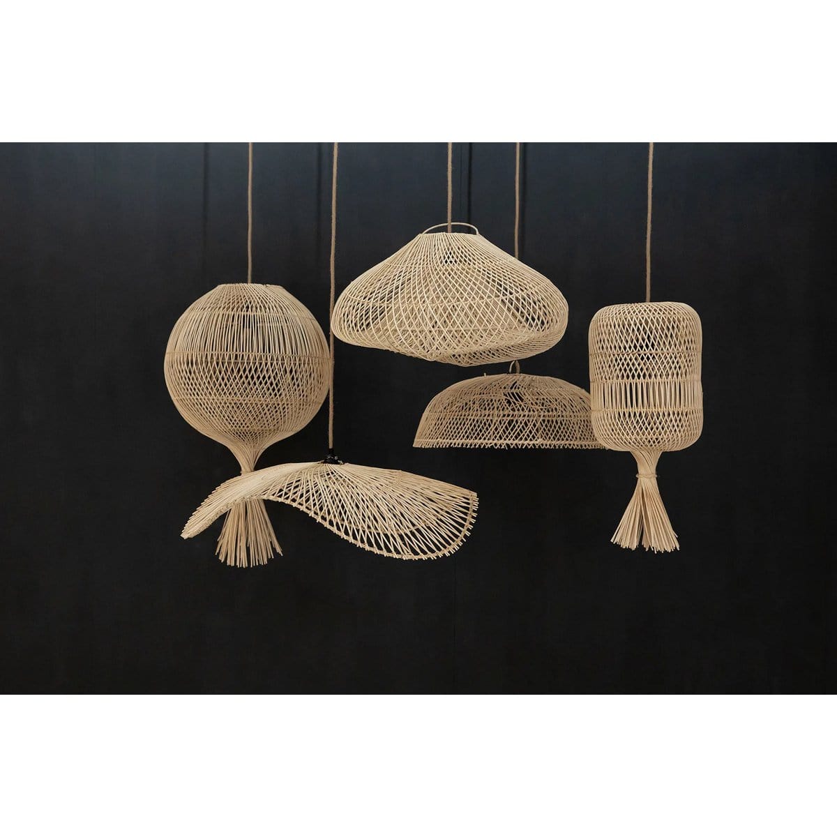 Bazar Bizar The Dumpling Vloerlamp - Hanglamp - Naturel - L