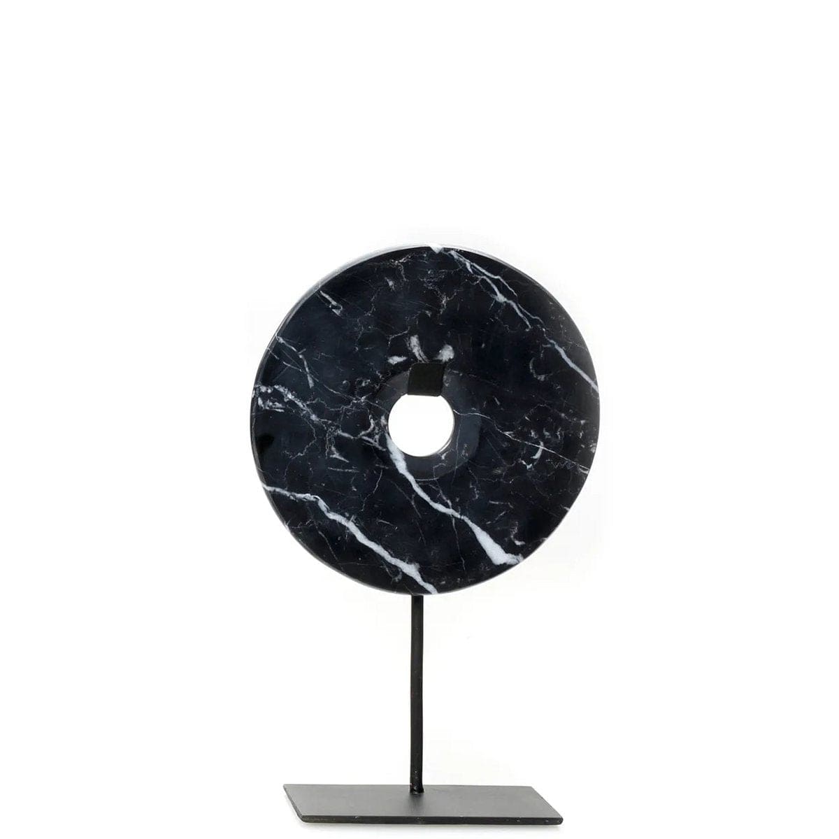 Bazar Bizar The Marble Disc on Stand - Zwart - M