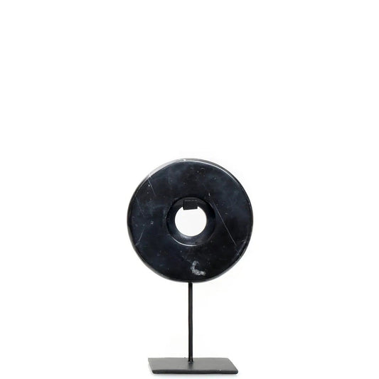 Bazar Bizar The Marble Disc on Stand - Zwart - S