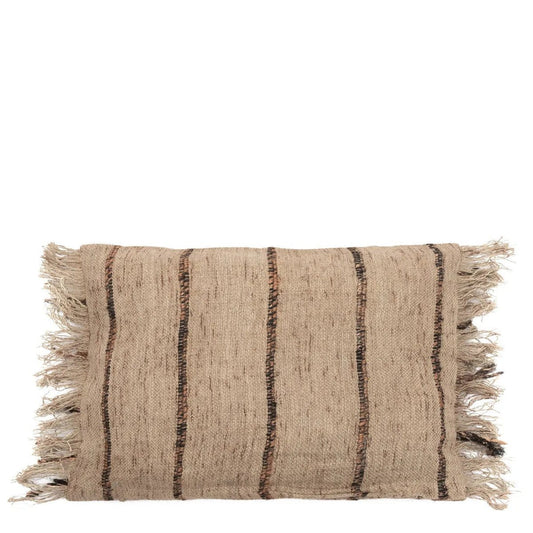 Bazar Bizar The Oh My Gee Kussenhoes - Beige Zwart - 30x50