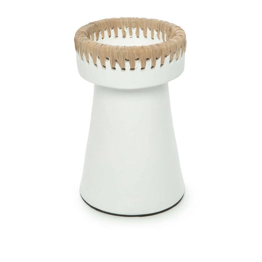 Bazar Bizar The Pretty Candle Holder - Wit Naturel - L