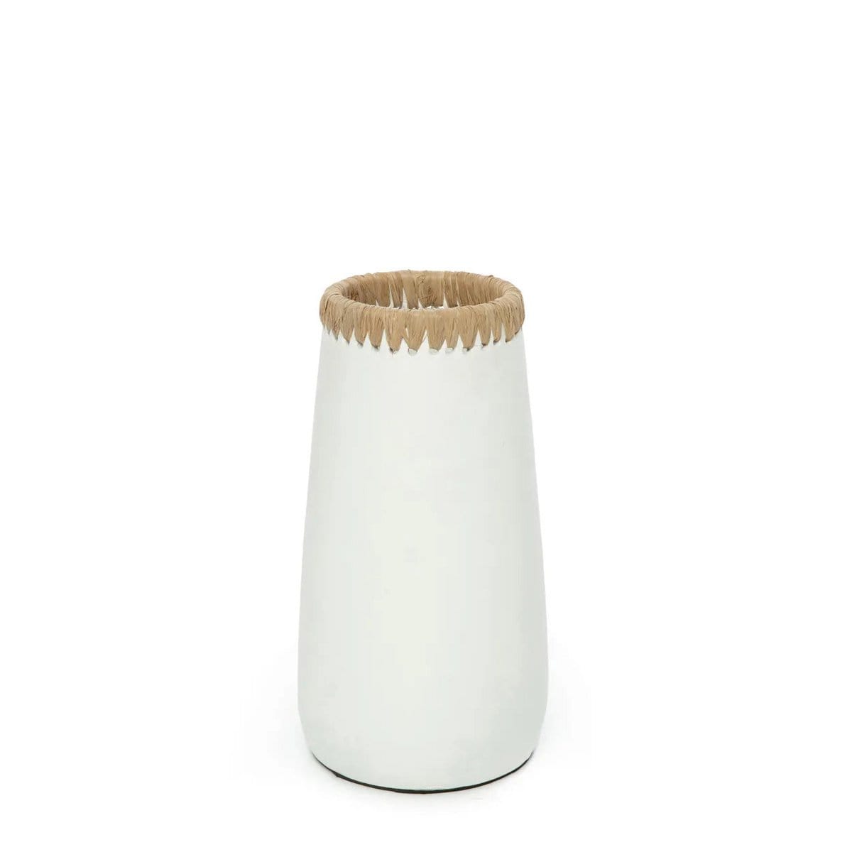 Bazar Bizar The Sneaky Vase - Wit Naturel - M