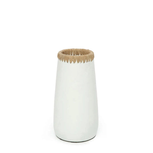 Bazar Bizar The Sneaky Vase - Wit Naturel - M