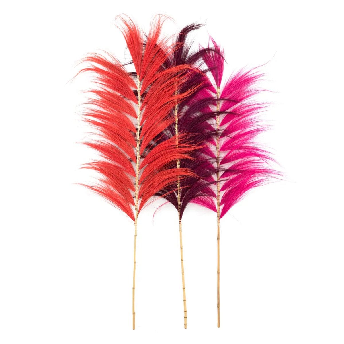 Bazar Bizar The Stunning Leaf - Levendig rood - Set van 6