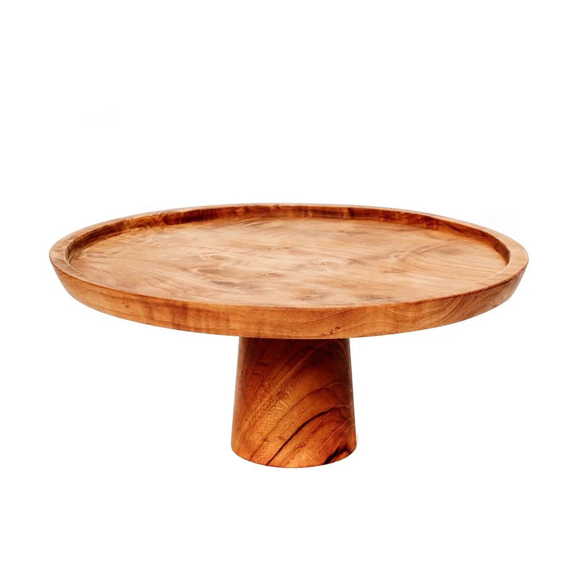 Bazar Bizar The Teak Root Cake Dish - L