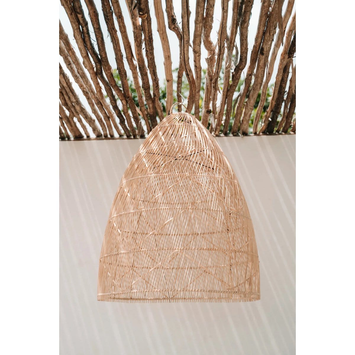 Bazar Bizar The Twister Hanglamp - Naturel - M