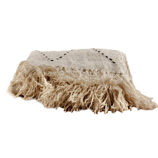 Pole To Pole Thin Linnen Fringe Blanket 200*140