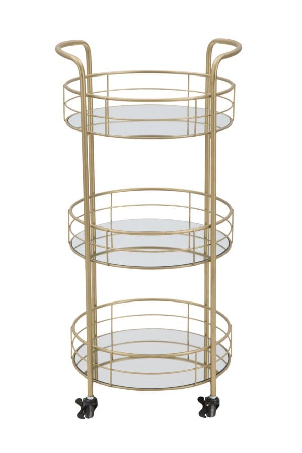 Mauro Ferretti TROLLEY GLAM ROTONDO CM Ø 38X77,5